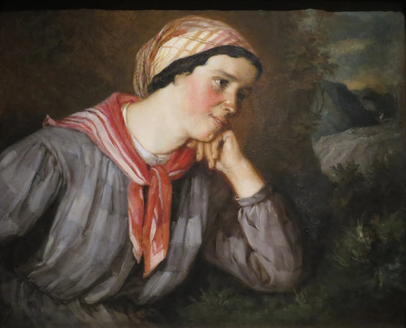 Bäuerin im Madras - Gustave Courbet