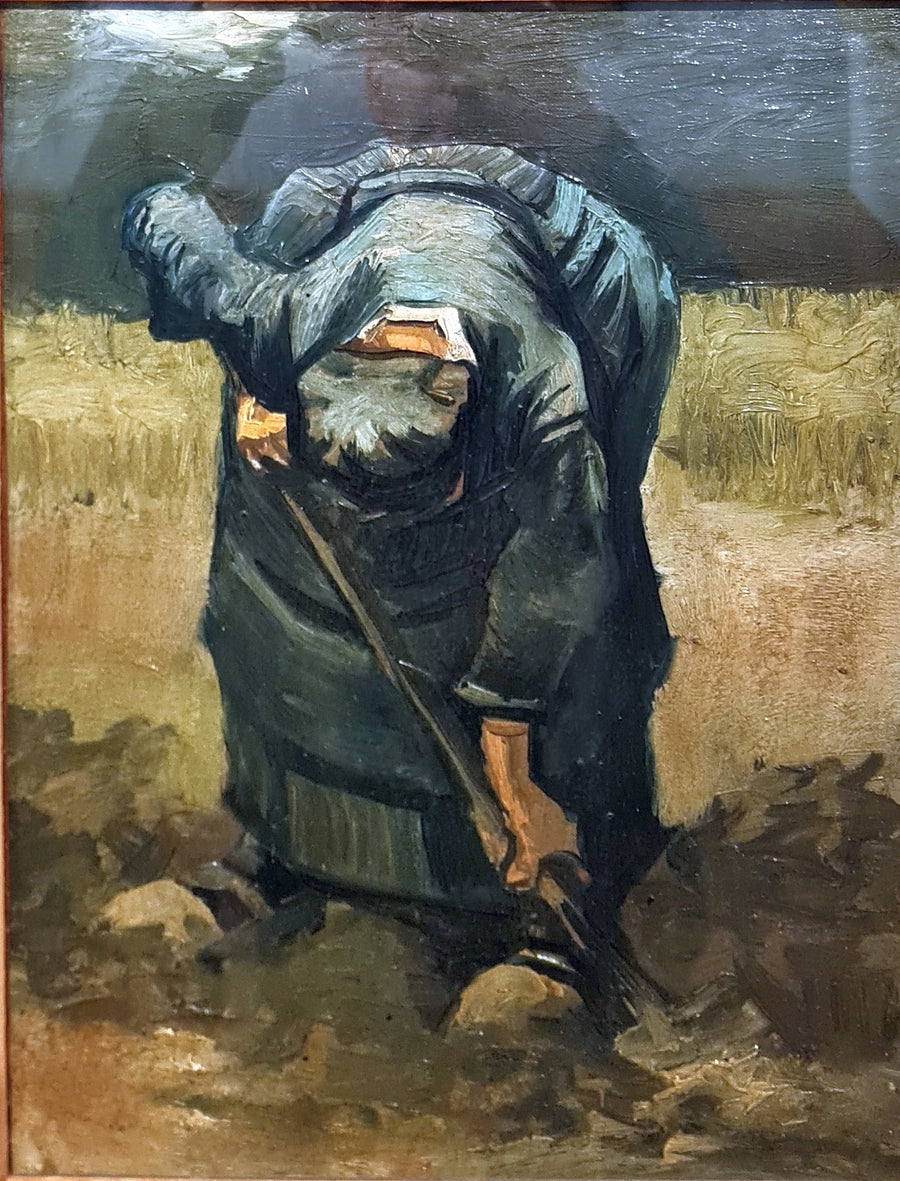 Bäuerin beim Graben - Vincent van Gogh