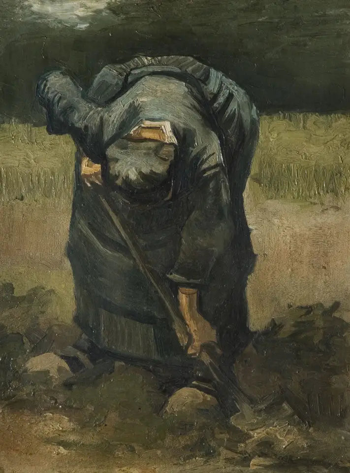 Bäuerin beim Graben - Vincent van Gogh