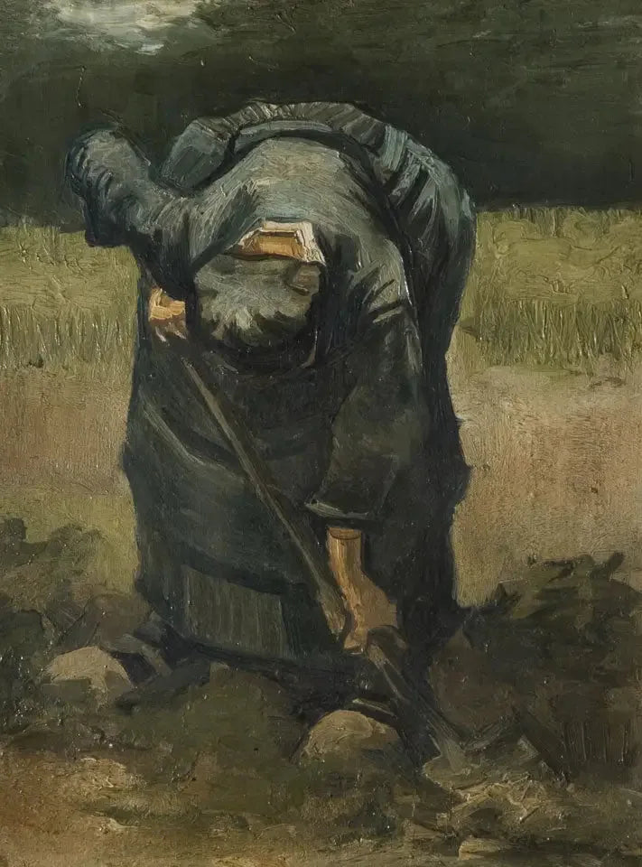Bäuerin beim Graben - Vincent van Gogh