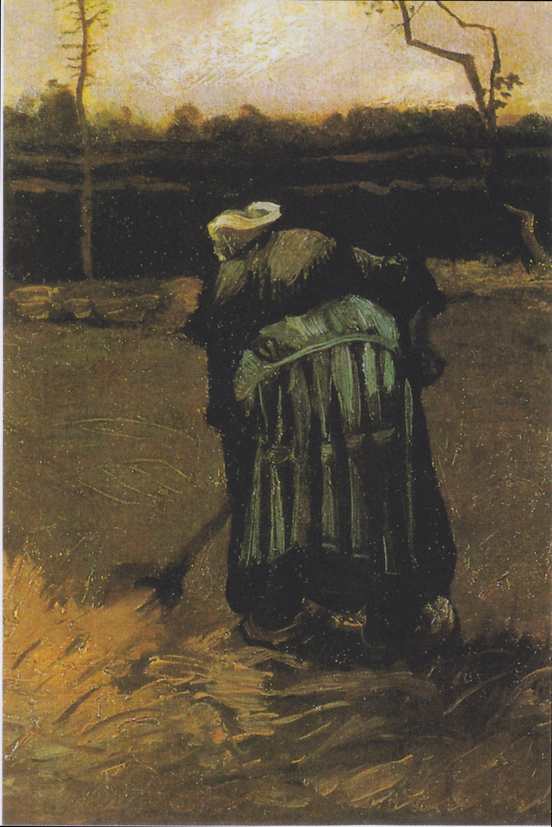 Paysanne creusant vue de dos F94 JH893 — Vincent van Gogh