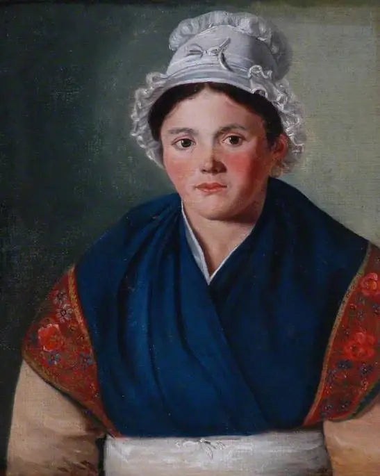 Ländliche Frau aus Burgund - Jean-François Millet