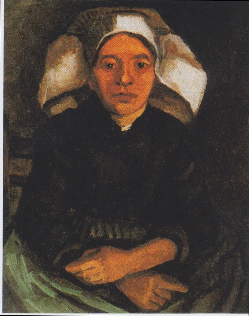 Bäuerin, Halbfigur, sitzend - Vincent van Gogh