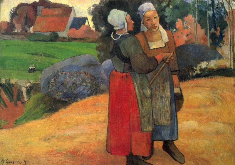 Bretonische Bäuerinnen - Paul Gauguin
