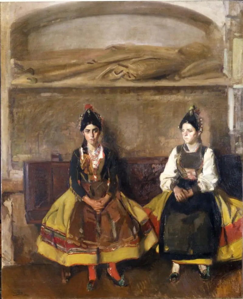 Bäuerinnen von Segovia (Malersiches Spanien, Segovia) - Joaquín Sorolla