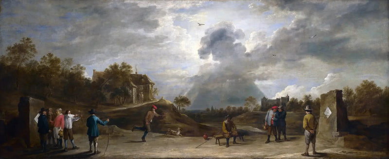 Bauern beim Bogenschießen - David Teniers der Jüngere