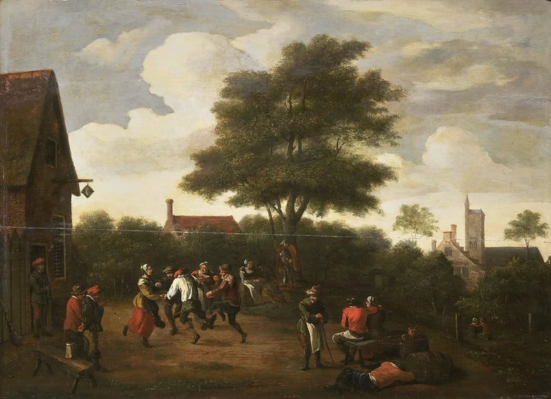 Bauern beim Tanzen - David Teniers der Jüngere