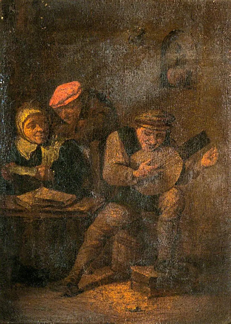 Holländische Bauern - David Teniers der Jüngere