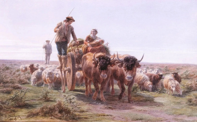 Landwirte aus Landais auf dem Markt - Rosa Bonheur