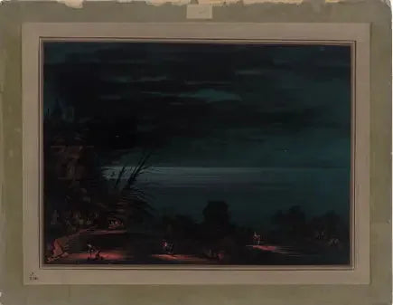 Salmonangeln mit Harpune - Ottawa - George Catlin