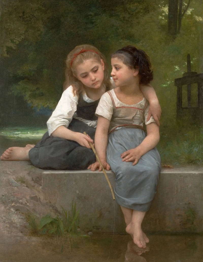 Froschfang - Bouguereau
