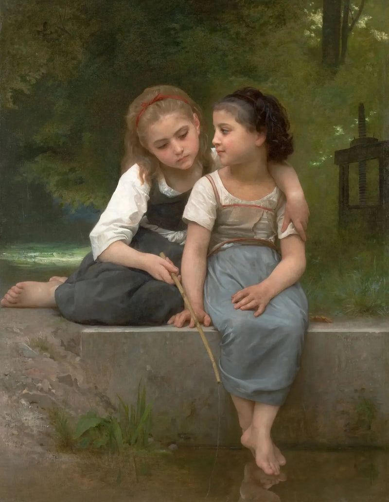 Froschfang - Bouguereau