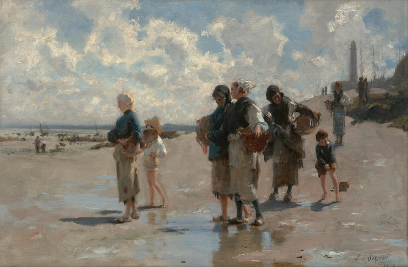 Austernfischen in Cancale - John Singer Sargent