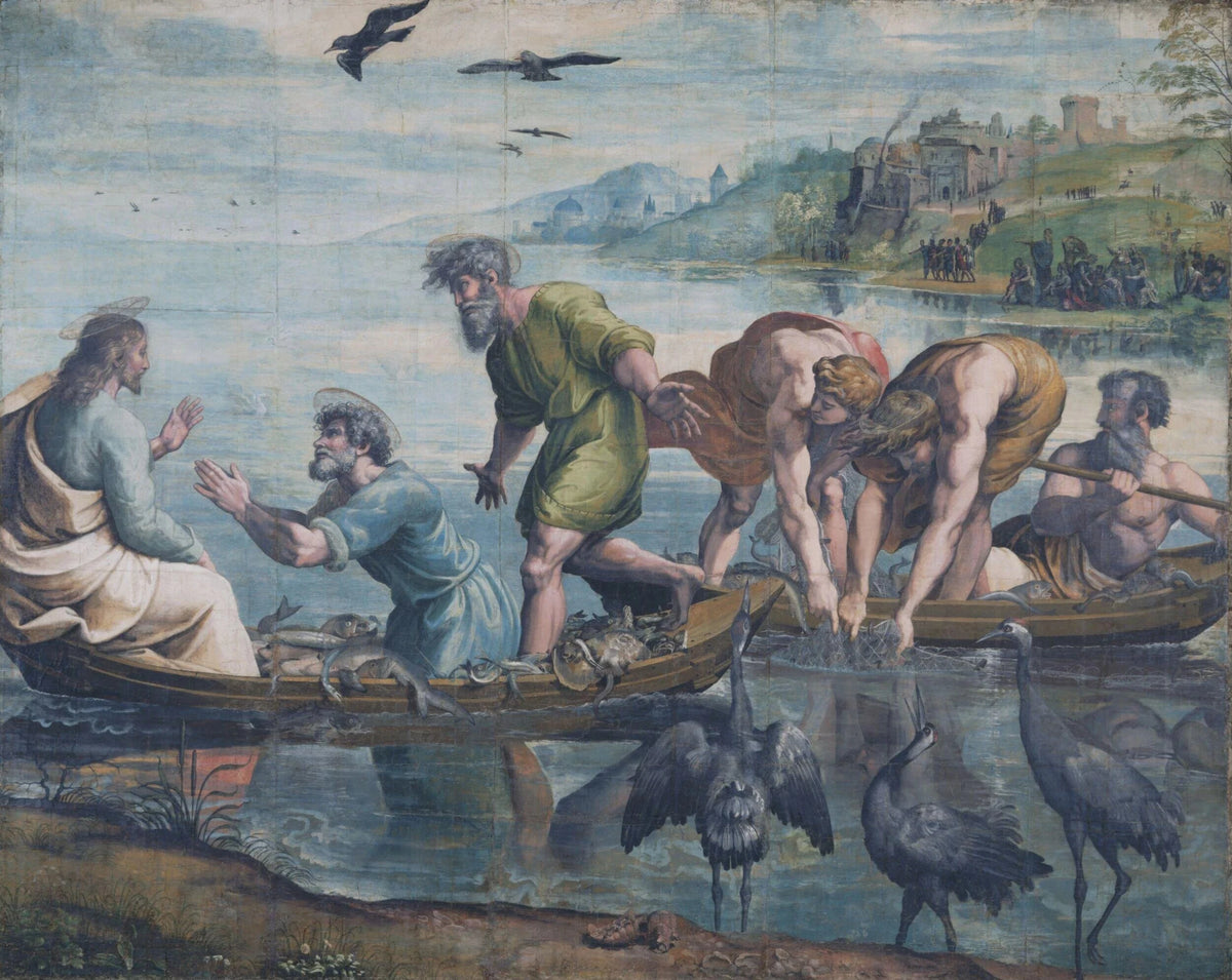 Das wundersame Angeln, etwa 1515-1516 - Raphaël