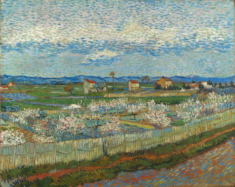 Pfirsichbäume in Blüte - Vincent van Gogh