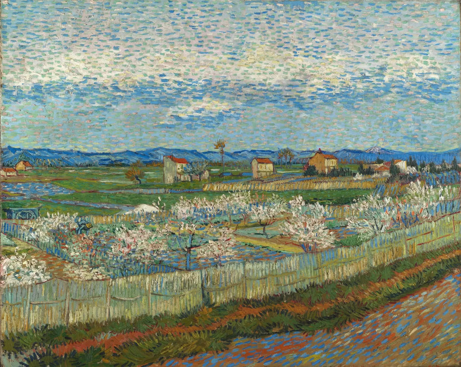 Pfirsichbäume in Blüte - Vincent van Gogh