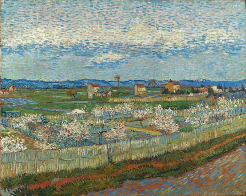 Pfirsichbäume in Blüte - Vincent van Gogh
