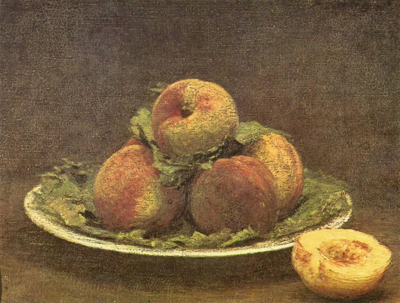 Pfirsiche auf einem Teller - Henri Fantin-Latour