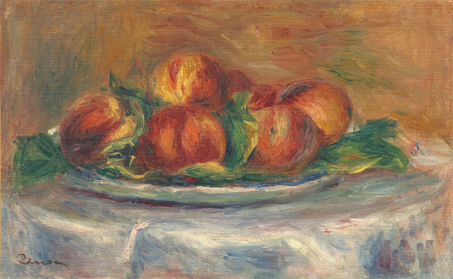 Pfirsiche auf einem Teller - Pierre-Auguste Renoir