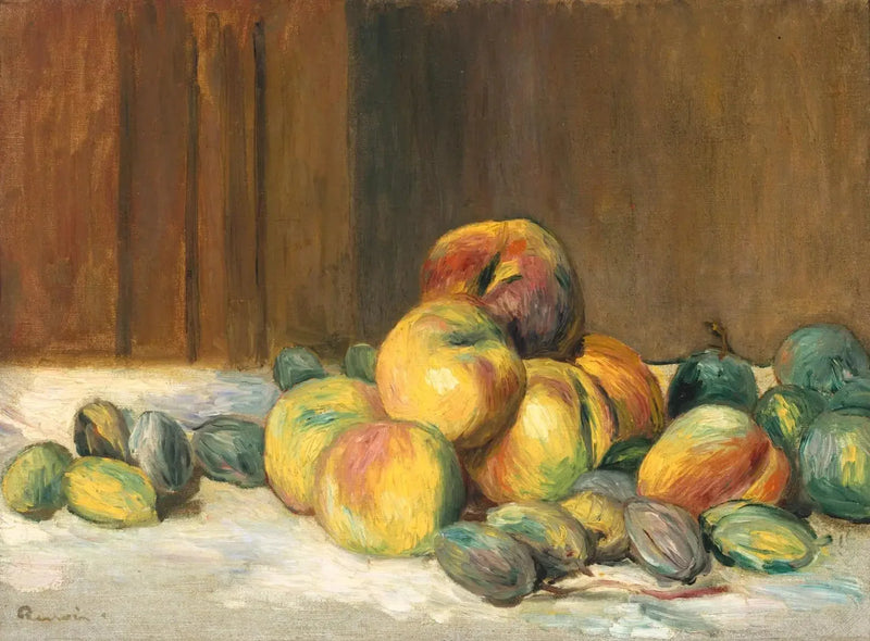 Pfirsiche und Mandeln - Pierre-Auguste Renoir