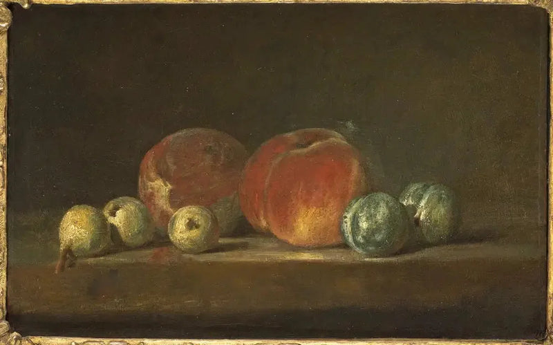 Pfirsiche und Pflaumen - Jean Siméon Chardin