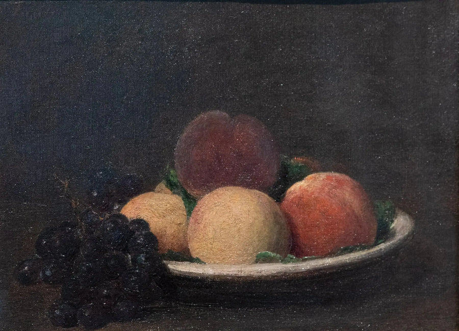 Pfirsiche und schwarze Trauben - Henri Fantin-Latour