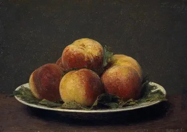 Pfirsiche auf einem Teller - Henri Fantin-Latour