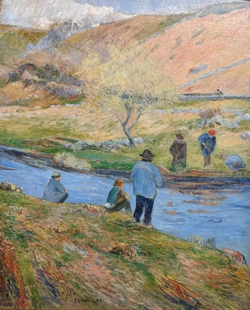 Bretonische Fischer - Paul Gauguin