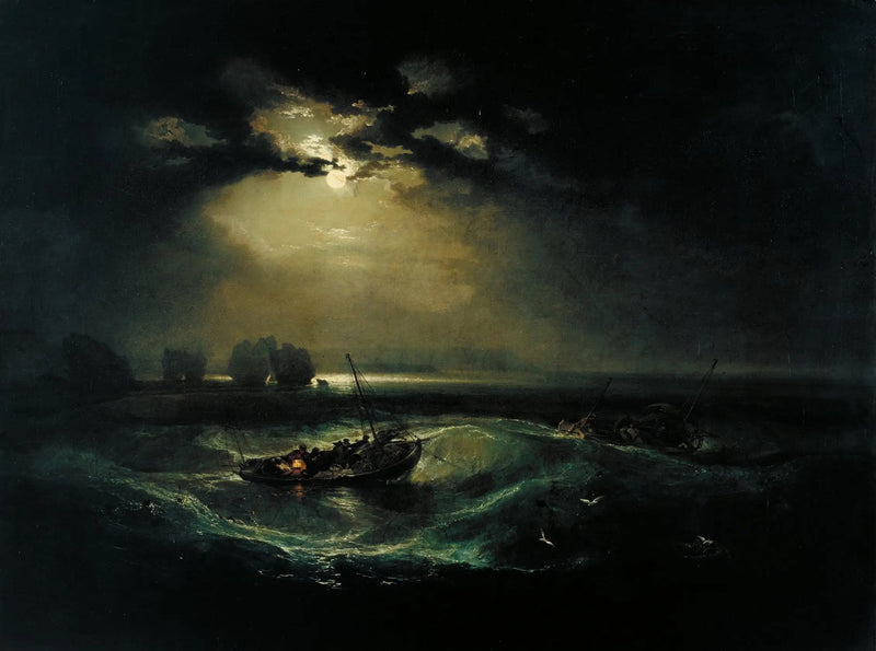Fischer auf See - J. M. W. Turner