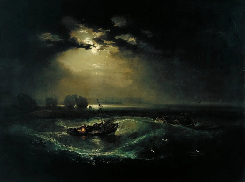 Fischer auf See - J. M. W. Turner