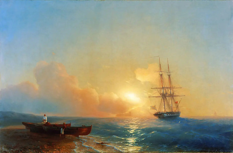Fischer am Strand - Ivan Aïvazovski