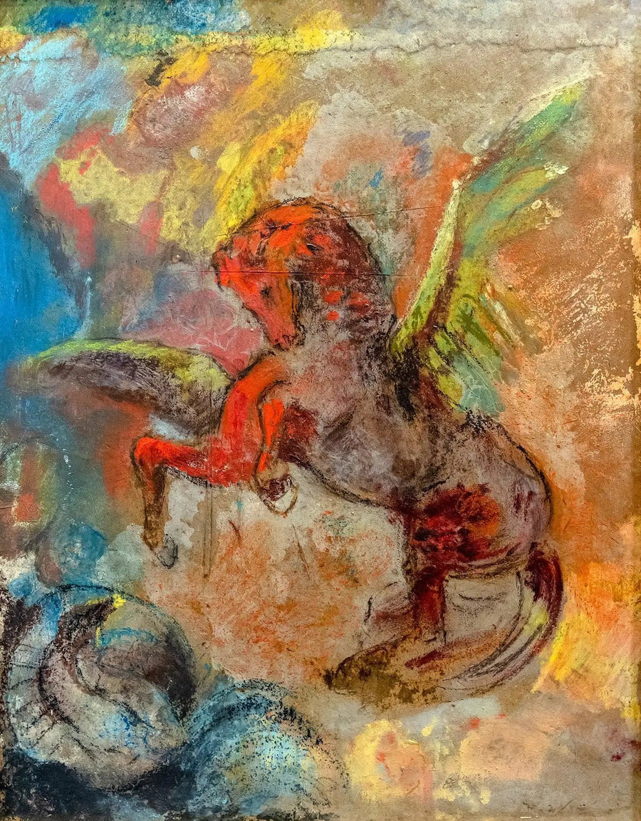 Pegasus und die Hydra - Odilon Redon