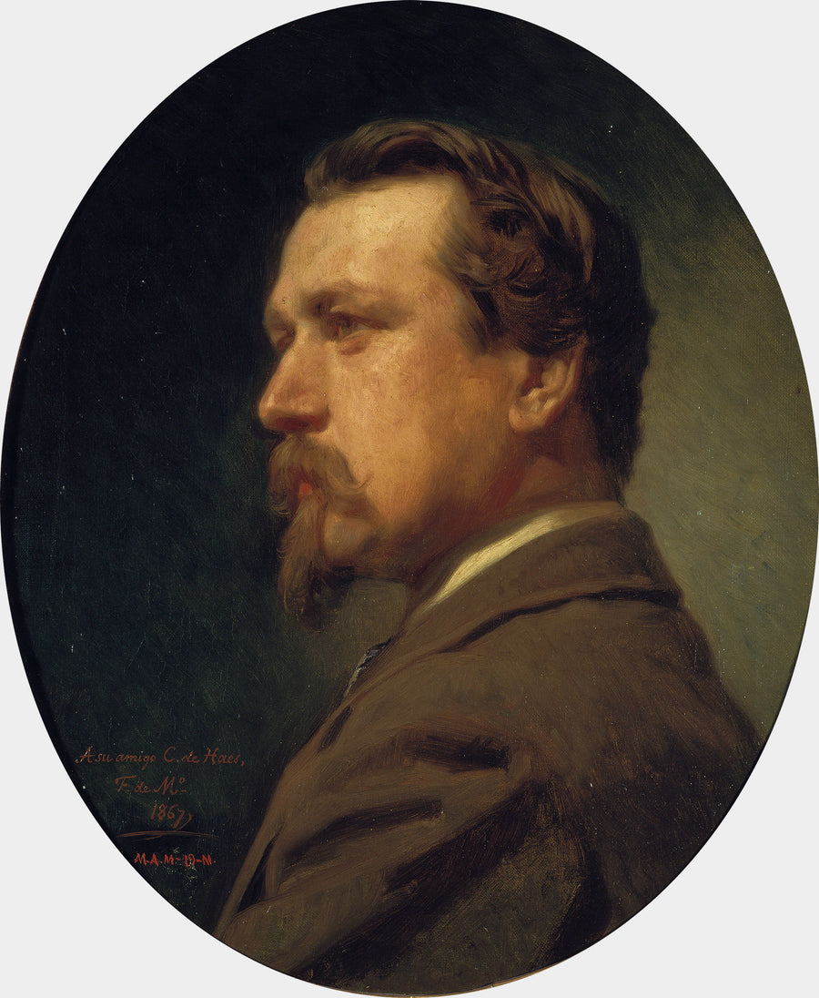 Le peintre Carlos de Haes - Federico de Madrazo