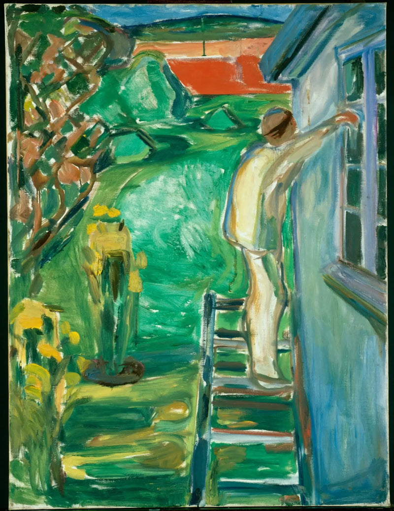 Maler nahe der Wand - Edvard Munch