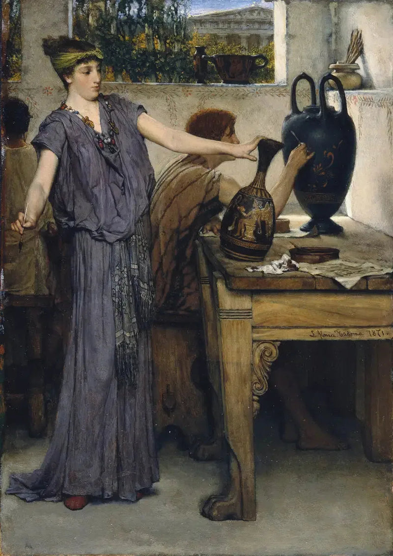 Vasenmaler der etruskischen Vasen - Lawrence Alma-Tadema