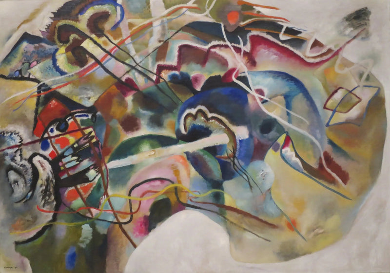 Gemälde mit weißem Rand - Vassily Kandinsky