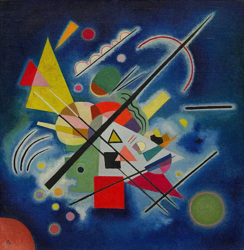 Blaue Malerei - Vassily Kandinsky