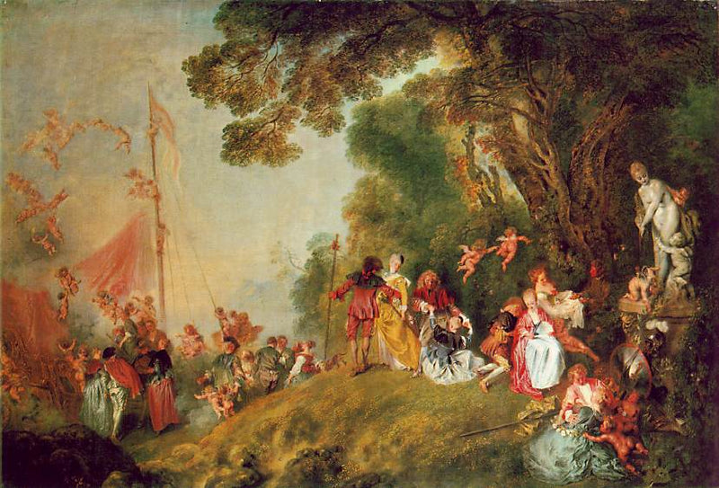 Pilgerfahrt nach der Insel Cythera - Antoine Watteau