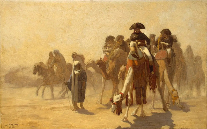 Napoleon Anhänger seine Kampagne in Ägypten - Jean-Léon Gérôme