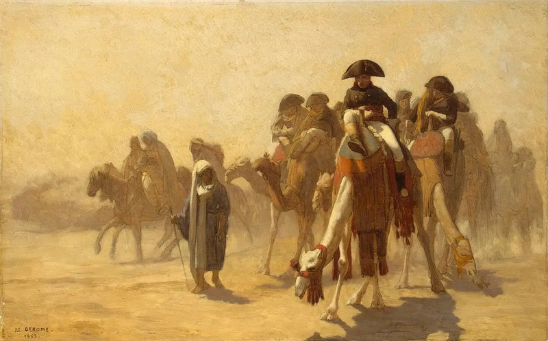 Napoleon Anhänger seine Kampagne in Ägypten - Jean-Léon Gérôme