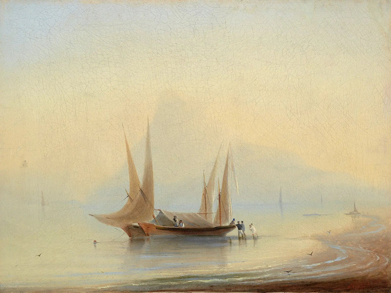 Péniche am Meerufer - Ivan Aïvazovski