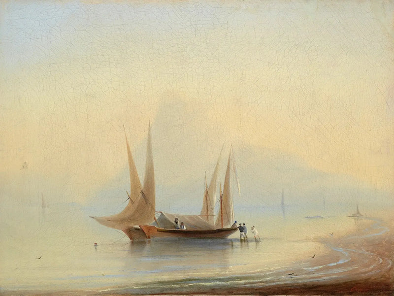 Péniche am Meerufer - Ivan Aïvazovski