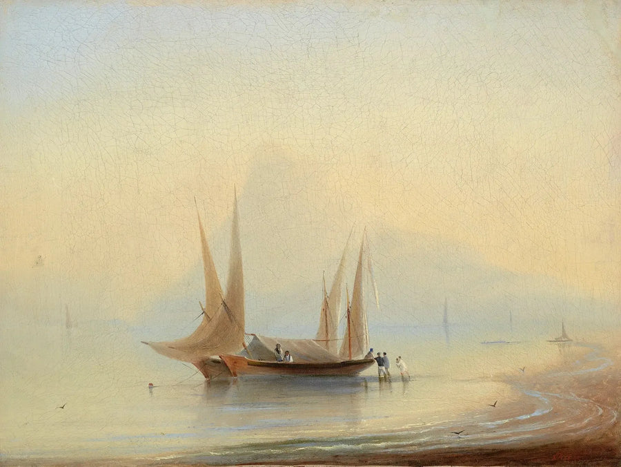 Péniche am Meerufer - Ivan Aïvazovski