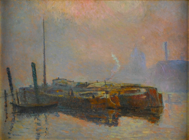 Penichen im Nebel - Robert Antoine Pinchon
