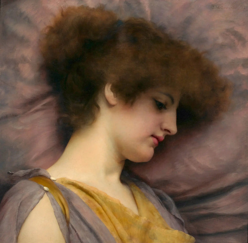 Fern Gedanken (Rose Pettigrew) - John William Godward
