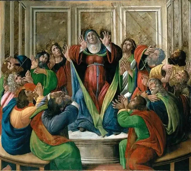 Die Herabkunft des Heiligen Geistes - Sandro Botticelli