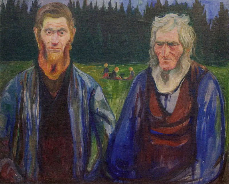 Vater und Sohn - Edvard Munch