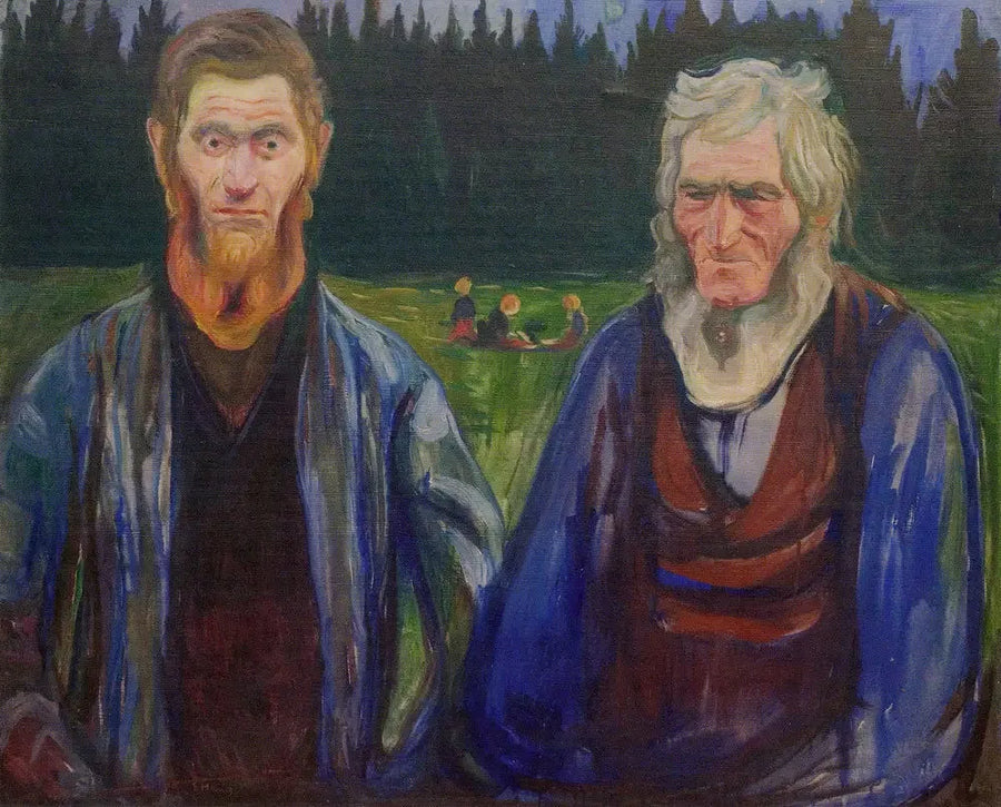 Vater und Sohn - Edvard Munch