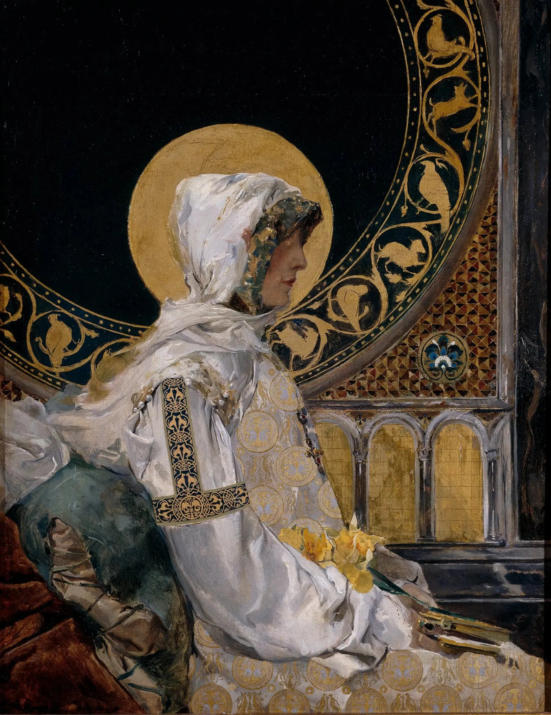 Weihnachtsmann im Gebet - Joaquín Sorolla
