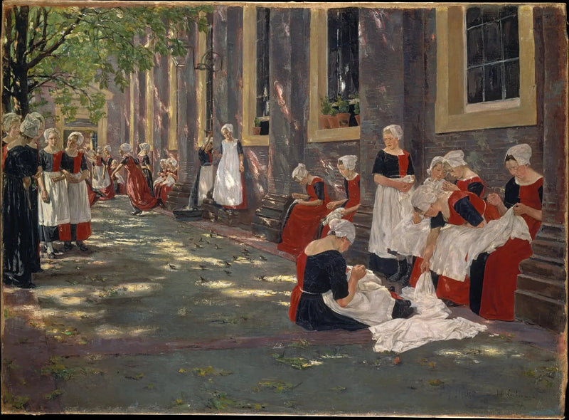 Kostenlose Zeit im Waisenhaus von Amsterdam - Max Liebermann